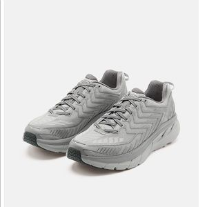 Oudoor Voices x HOKA ONE silver running shoes